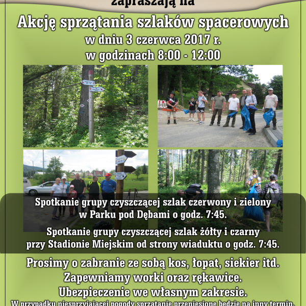 Akcja Sprzątania Szlaków Spacerowych